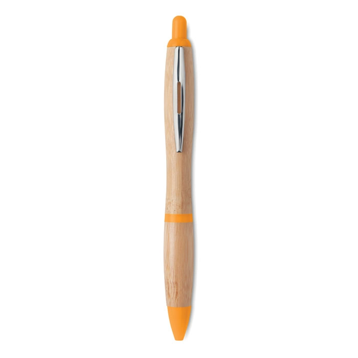 Długopis z bambusa RIO BAMBOO MO9485-10 pomarańczowy