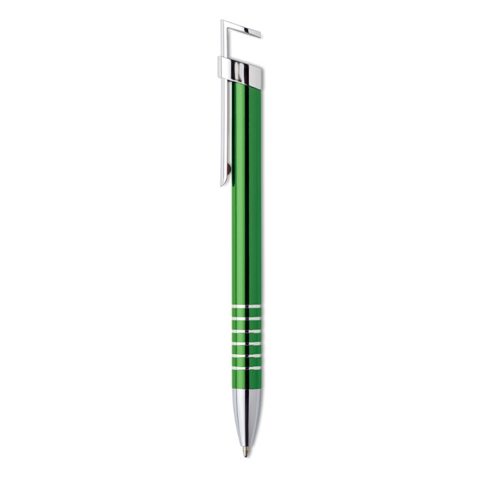 Długopis z uchwytem na telefon STANDY MO9497-09 zielony
