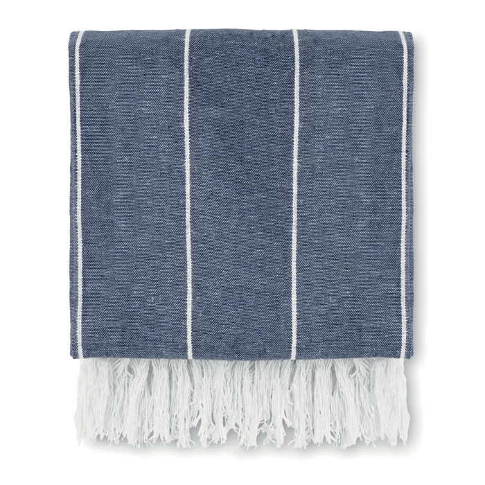 Ręcznik bawełniany ROUND MALIBU MO9512-04 niebieski