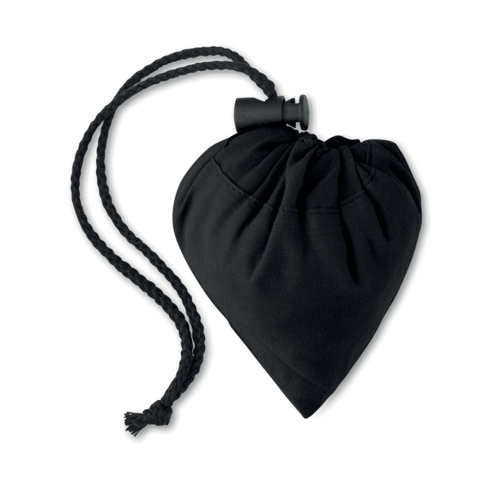 Składana bawełniana torba FRESA SOFT MO9639-03 czarny