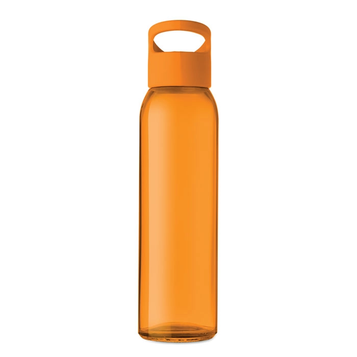 Szklana butelka 500ml PRAGA MO9746-10 pomarańczowy
