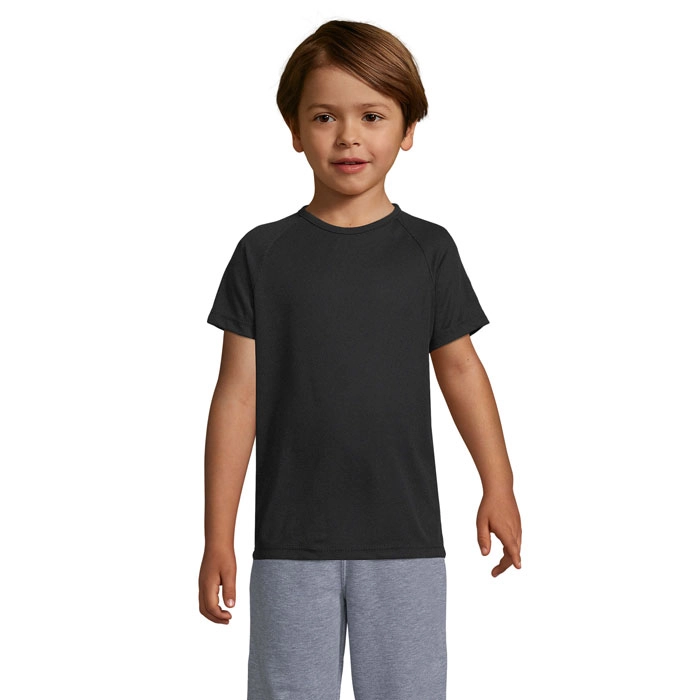 SPORTY Dziecięcy TShirt SPORTY KIDS S01166-BK-3XL