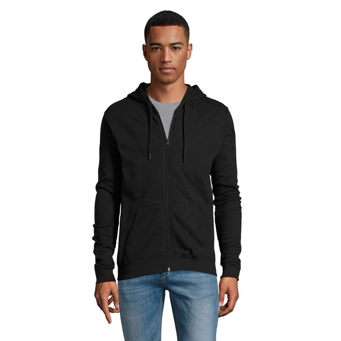 STONE UNI HOODIE 260g STONE S01714-BK-XXL