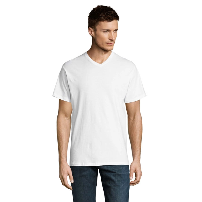 VICTORY Męski TSHIRT 150g VICTORY S11150-WH-M