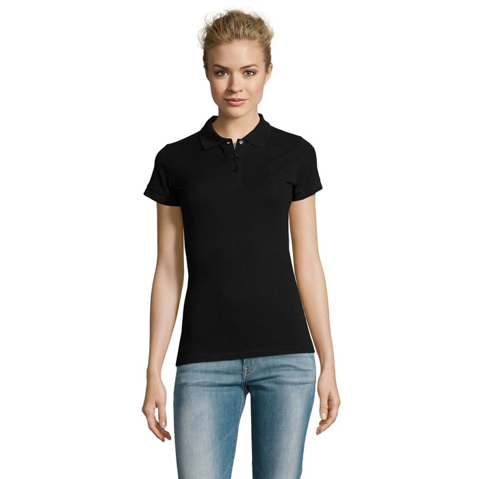 PERFECT Damskie POLO 180g PERFECT WOMEN S11347-BK-S