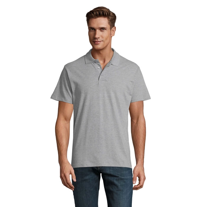 SPRING II MEN Polo 210g SPRING II S11362-GY-L