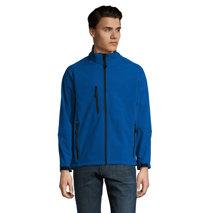 RELAX Męski softshell 340g RELAX S46600-RB-3XL