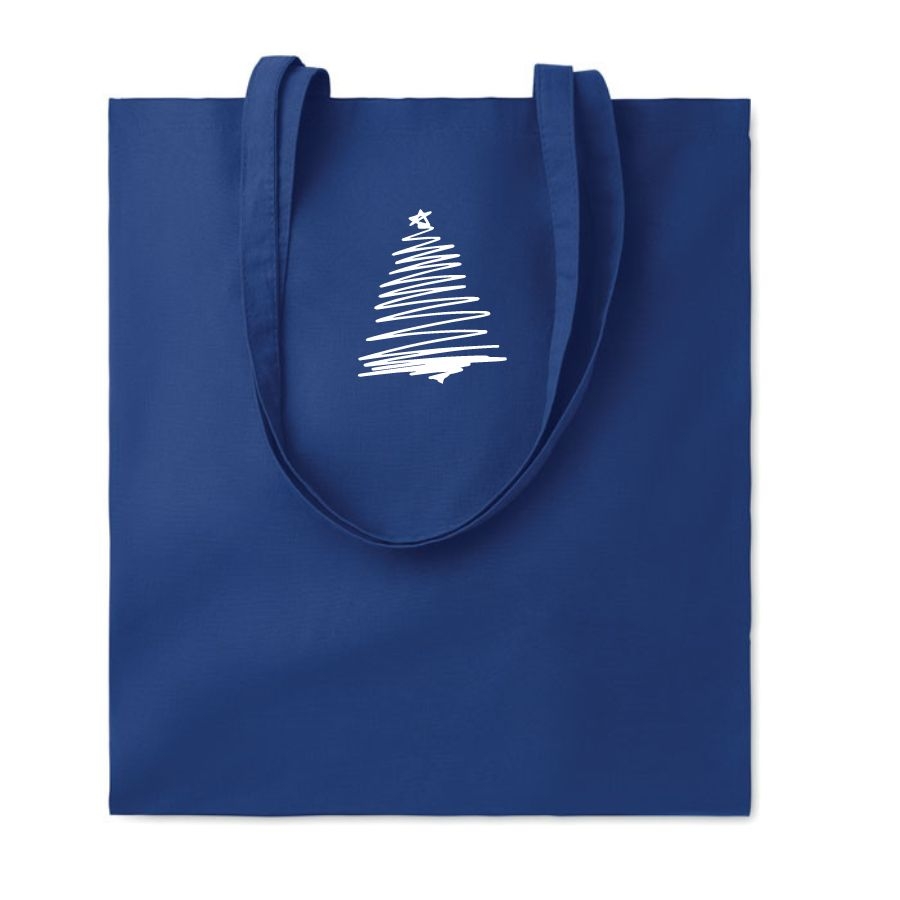 Kolekcja Boże Narodzenie 2022  choinkowa torba na prezenty 2022 140g GR-147071BN niebieski