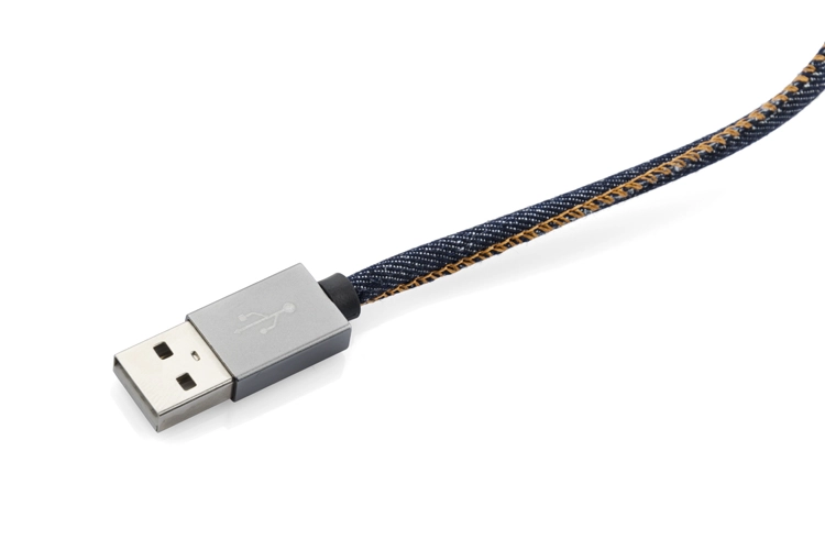 Kabel USB 2 w 1 JEANS ASG-09070