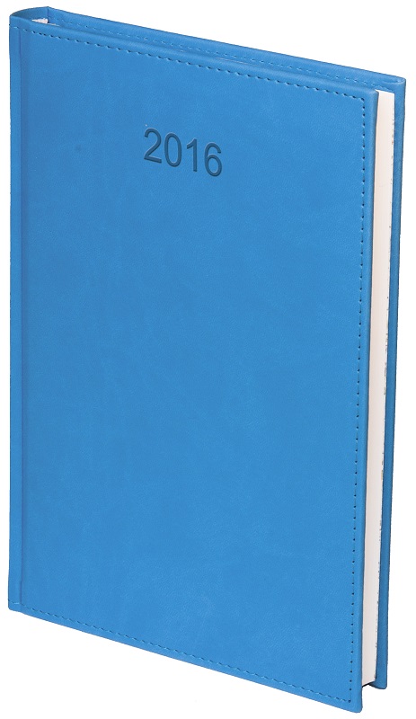 Kalendarz A4, Vivella, tygodniowy Niebieski 1111-niebieski niebieski