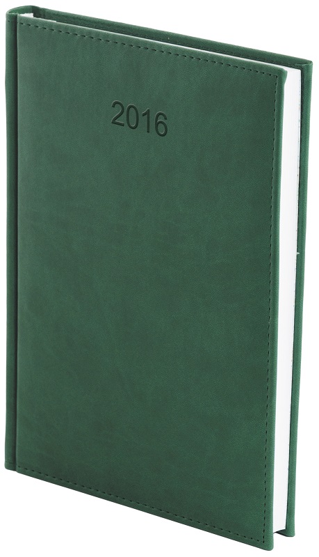 Kalendarz A4, Vivella, tygodniowy Zielony 1111-zielony zielony