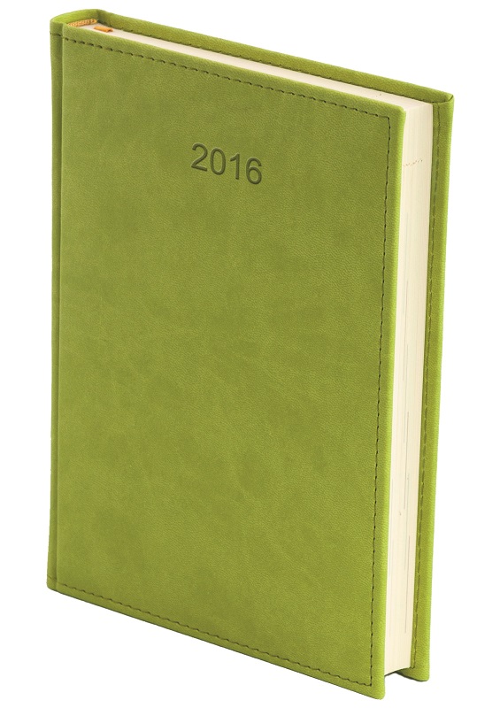 Kalendarz A5, Vivella, dzienny, z registrami Seledynowy 1105R-seledynowy zielony