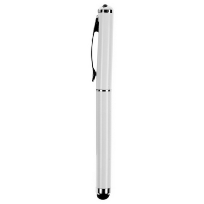 Wskaźnik laserowy, touch pen V3277-02 biały